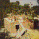 Fent la coberta amb envanets de sostremort.(Castellnou) (20-7-95)