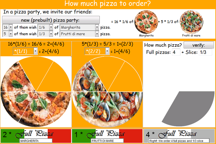 How much pizza